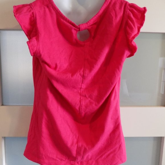 Justice Pink Cat W/Bowtie Shirt Size 10 Girl's - Picture 3 of 3